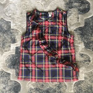 J. Crew Plaid Top